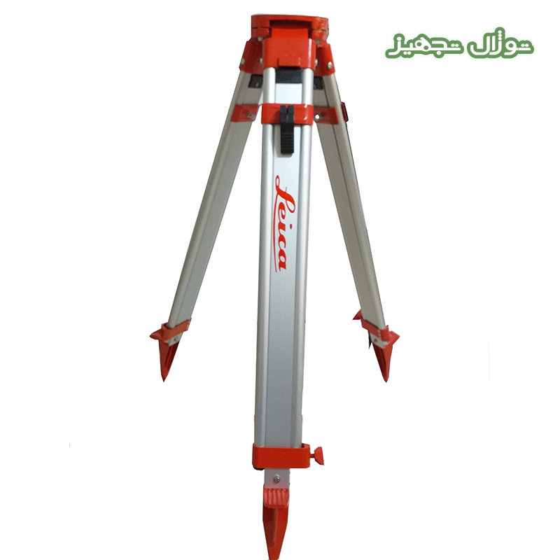 سه پایه دوربین نقشه برداری آلومینیومی دوقفله (ایرانی سنگین)