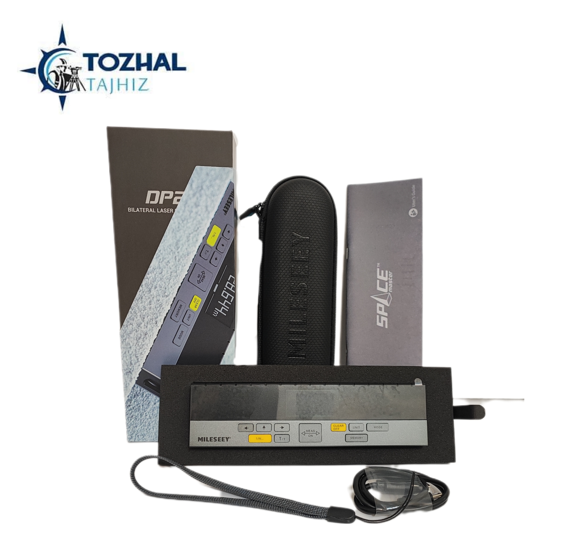 متر و ترازلیزری 120متری دوطرفه مایلسی DP20 - تصویر 2